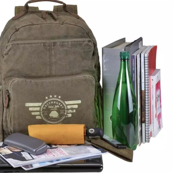 Greenburry Vintage Aviator Rucksack 43 cm Laptop Bags - Picture 3 of 3